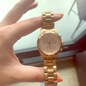 Micheal kors rose gold watch!